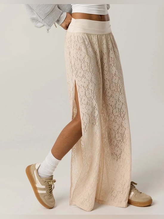 aerie Pants - OFFLINE By Aerie Go With The Flow lace Pant